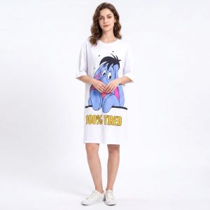 Dumbo Tired Ladies Dress - White