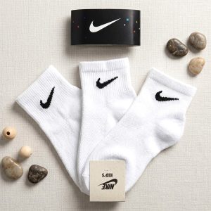 Kids Socks 3 Pcs Set - White 1
