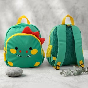 Cute Face Kids Bag - Green