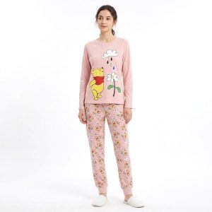 Winnie Rain Ladies Pajama Set - Pink