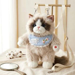 Cat Kids Bag - Cream
