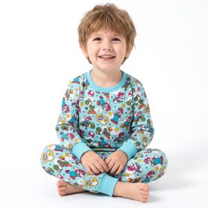 Mario Boys Full Sleeves Pajama Set MCHAKKY - Sky Blue