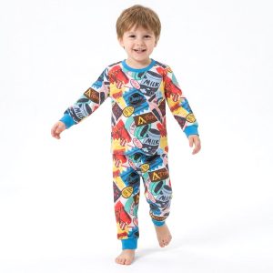 Assorted Boys Full Sleeves Pajama Set MCHAKKY - Multicolor