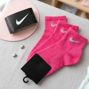 Kids Socks 3 Pcs Set - Hot Pink