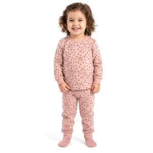 Bambi Girls Full Sleeves Pajama Set MCHAKKY - Brown