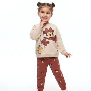Minnie Daisy Girls Winter Training Suit - Brown