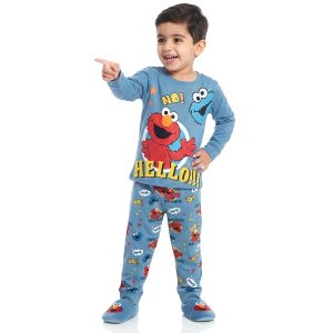 Hello Boys Full Sleeves Pajama Set KHAFIF - Blue