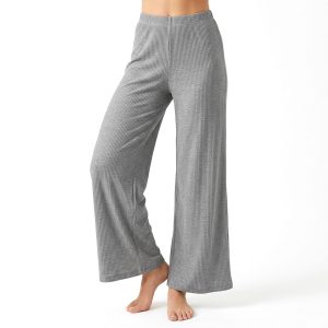 Plain Ladies Plazo Pant -602- Grey