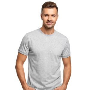 Solid Men's T-Shirt - Light Grey