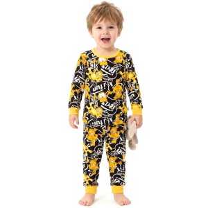 Garfield Star Boys Full Sleeves Pajama Set KHAFIF - Black