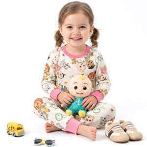 Babies Girls Full Sleeves Pajama Set MCHAKKY - White