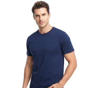 Solid Men's T-Shirt - Dark Blue