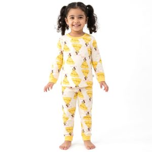 Happy Girls Full Sleeves Pajama Set KHAFIF - Yellow