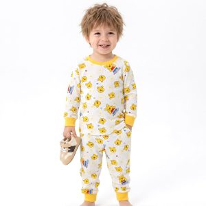 Winnie Boys Full Sleeves Pajama Set MCHAKKY - White