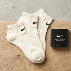 Adult Socks 3 Pcs Set Ankle Cut - Off White