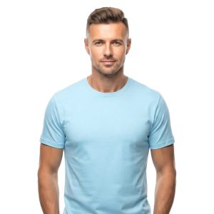 Solid Men's T-Shirt - Sky Blue