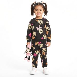 Minnie Color Girls Winter Training Suit - Black