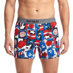 Avengers Men's Boxer (XL) - Red Blue