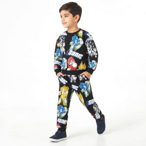 Sonic Boys Winter Training Suit - Black