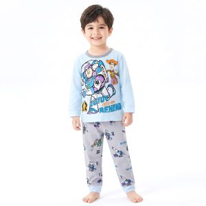 Toy Story Boys Full Sleeves Pajama Set KHAFIF - Blue Grey