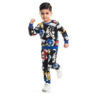 Sonic Power Boys Winter Training Suit - Black