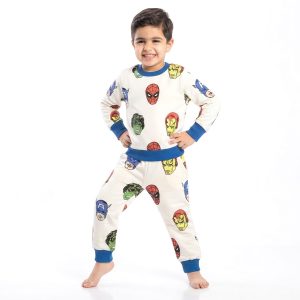 Heroes Face Boys Winter Training Suit - White