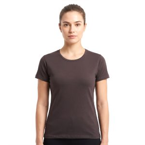 Plain Ladies Body T-Shirt - Brown