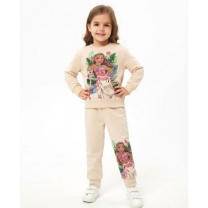 Moana Girls Winter Training Suit - Brown