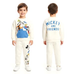Mickey Friends Boys Winter Training Suit - White