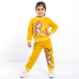 Hello Beautiful Girls Winter Training Suit - Yellow
