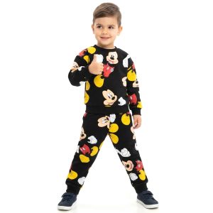 Mickey Smile Boys Winter Training Suit - Black